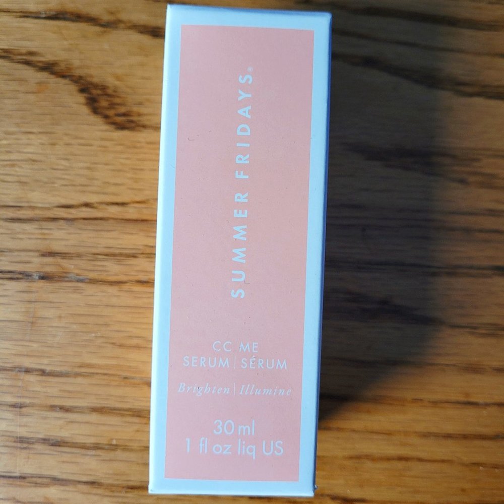NEW Summer Fridays CC Me Serum Full Size 1 fl. oz with Niacinamide and Vitamin C